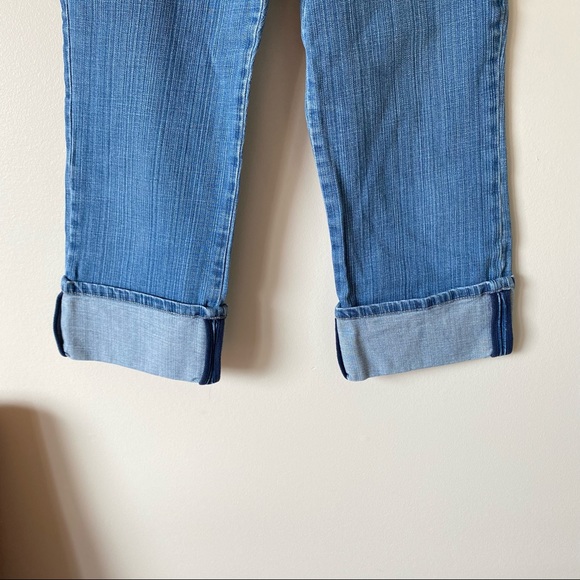 Vintage Cuffed Capris Denim Jean Pants - Picture 9 of 11